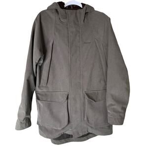 Rohan Northern Lights Parka Hooded Jacket Coat Brown Corduroy Size Small